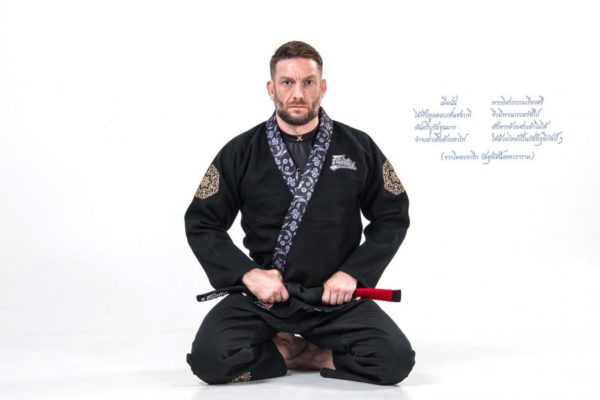 Fairtex BJJ3 Gi Treeburam Jacket graphic on collar Pearl Weave 550g Pant 245g