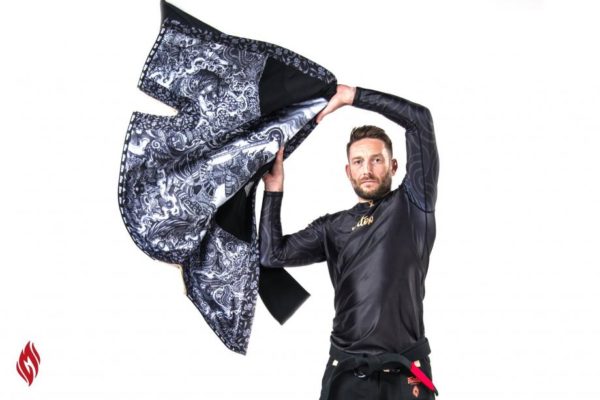 Fairtex BJJ3 Gi Treeburam Jacket graphic on collar Pearl Weave 550g Pant 245g - Image 3