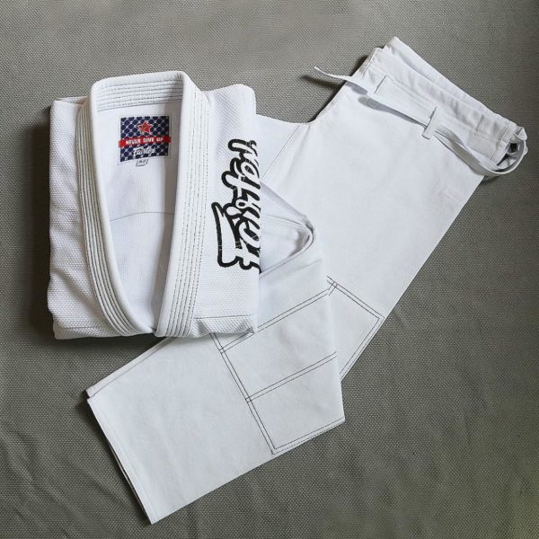 Fairtex BJJ GI Brazilian Jiu Jitsu Pearl Weave jacket and 380 GSM rip stop pants - Image 5