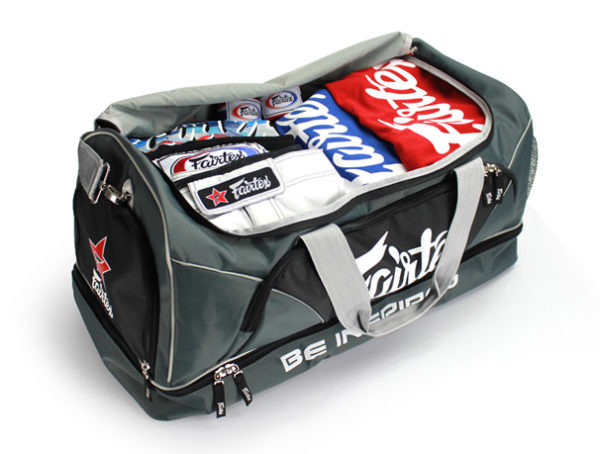 FAIRTEX GYM BAG with premium grade waterproof nylon BAG2 Gym Super Black COLOR - Image 4