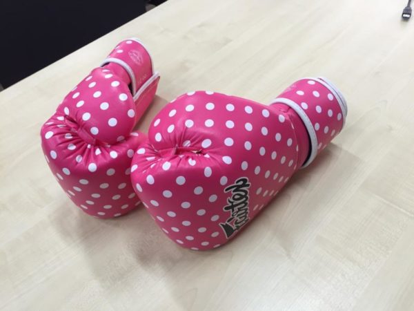 New FAIRTEX VINTAGE ART POLKA DOT BOXING GLOVES - Image 5