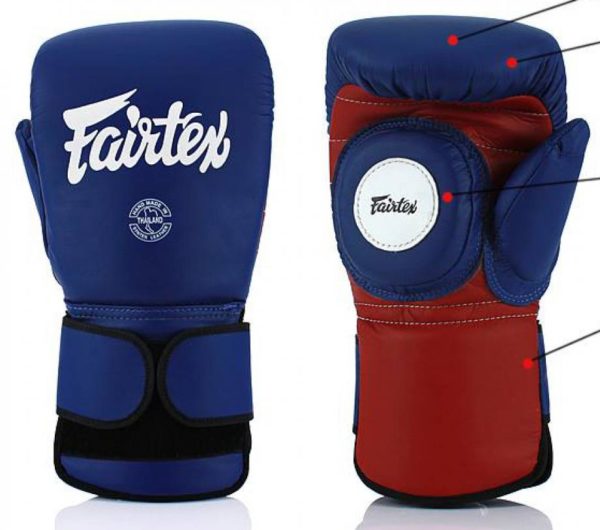 FAIRTEX Combination of Coach sparring gloves and focus mitts