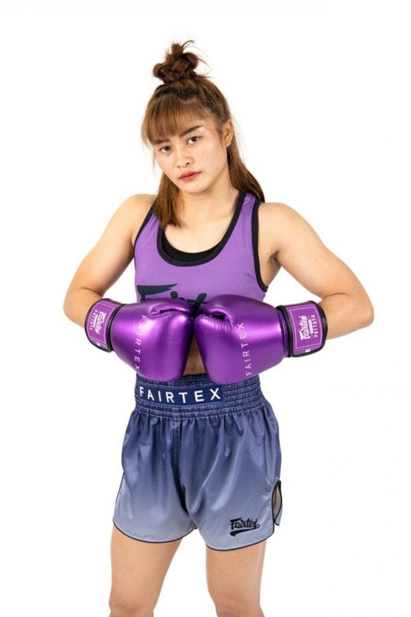 New Fairtex Pattaya Boxing Gloves Metallic gloss color Microfiber - Image 5