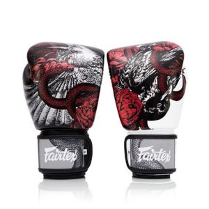 NEW FAIRTEX LIMITED BOXING GLOVES The Beauty of Survival+Nylon Bag