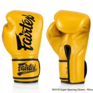New Fairtex Boxing gloves Lightweight Micro Fiber Super Sparring Gloves BGV18