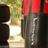 Fairtex Extra Large Heavy Bag HB3 UNFILLED New Color Black/Red/Gold logo - Image 7