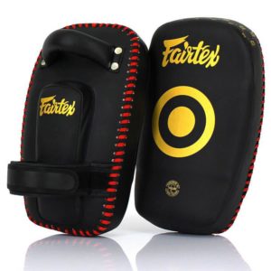 NEW SMALL FAIRTEX Lightweight kick pads with one strap