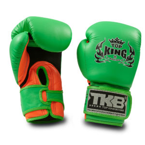 Top King Boxing Gloves Air Orange Green Neon Color Clearing Stock