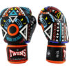 Twins Special Fancy Art Boxing Gloves Aztecs Design