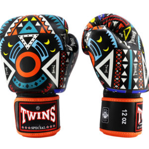 Twins Special Fancy Art Boxing Gloves Aztecs Design