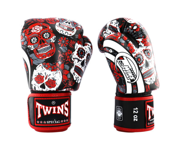 Twins Special Fancy Boxing Gloves Skull