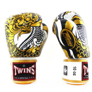 Twins Special Fancy Boxing Gloves NAGAS Velcro Genuine Leather