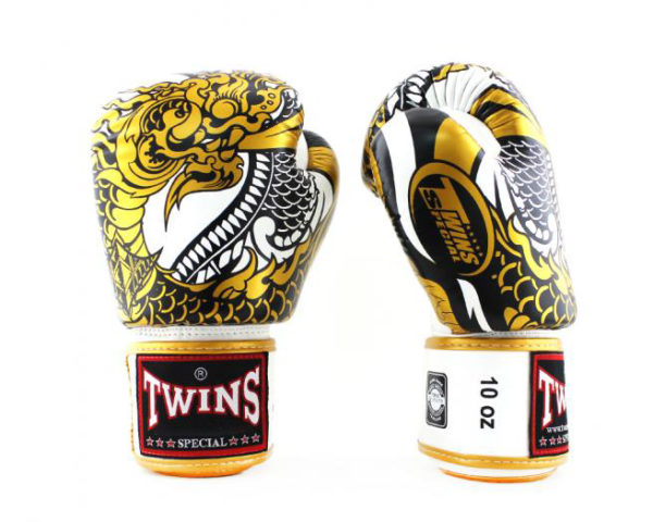 Twins Special Fancy Boxing Gloves NAGAS Velcro Genuine Leather