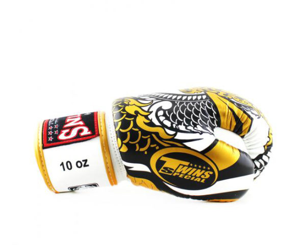 Twins Special Fancy Boxing Gloves NAGAS Velcro Genuine Leather - Image 4