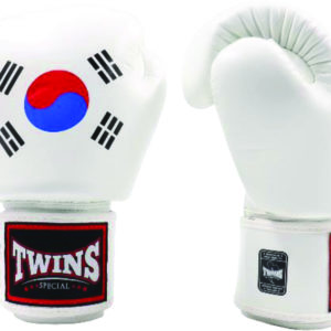 Twins Special Fancy Boxing Gloves Velcro Genuine Leather South Korea Flag