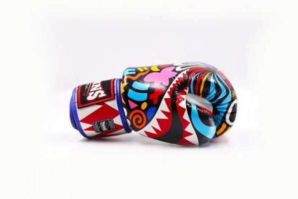 Twins Special Fancy Boxing Gloves Velcro Genuine Leather Abstract - Image 4
