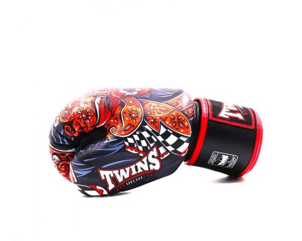 Twins Special Fancy Boxing Gloves Velcro Genuine Leather Barong - Image 4