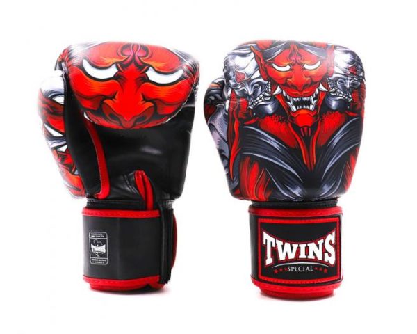 Twins Special Fancy Boxing Gloves Velcro Genuine Leather Kabuki - Image 3