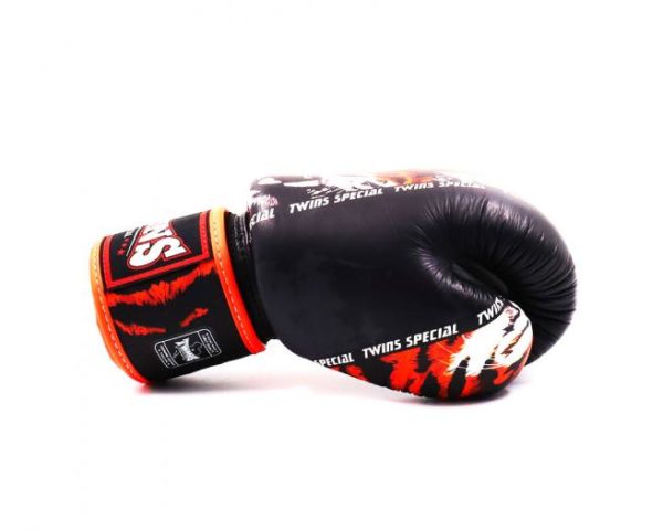 Twins Special Fancy Boxing Gloves Velcro Genuine Leather Payak - Image 4