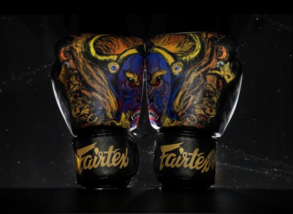 NEW FAIRTEX YAMANTAKA Limited Boxing Gloves The belief of ferocious god with Sack Bag (No Box) - Image 7