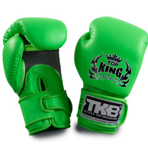 Top King Boxing Gloves Air Green Neon Color Clearing Stock