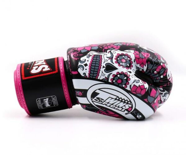 Twins Special Fancy Boxing Gloves Skull Pink - Image 5