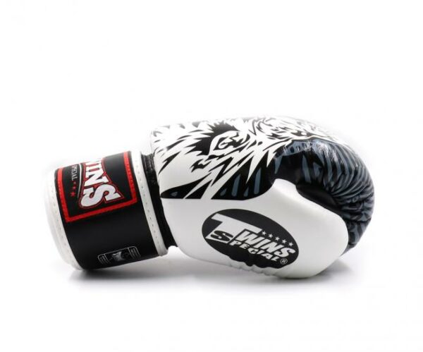 Twins Special Fancy Boxing Gloves Velcro Genuine Leather Wolf - Image 6