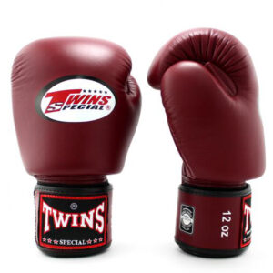 Twins Special Boxing Gloves Classic Genuine Leather BGVL3 Maroon