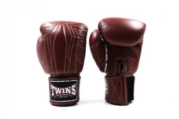 Twins Special Boxing Gloves New Collection Genuine Leather Dark Brown (BGVL14) - Image 4