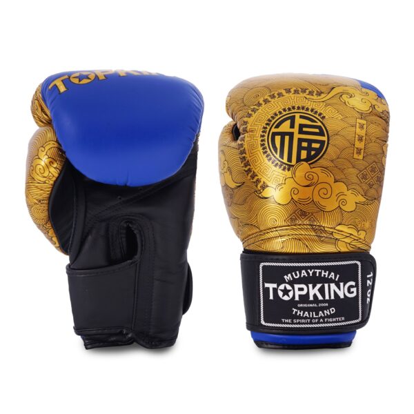 TopKing Boxing Gloves Chinese Happiness Genuine Leather - Image 3