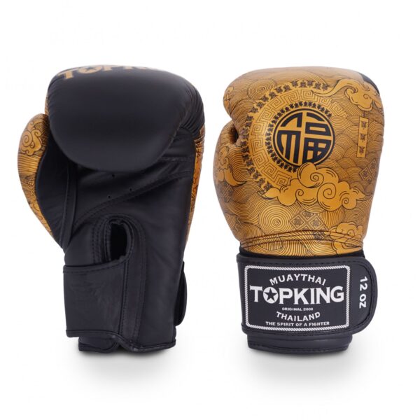 TopKing Boxing Gloves Chinese Happiness Genuine Leather - Image 4