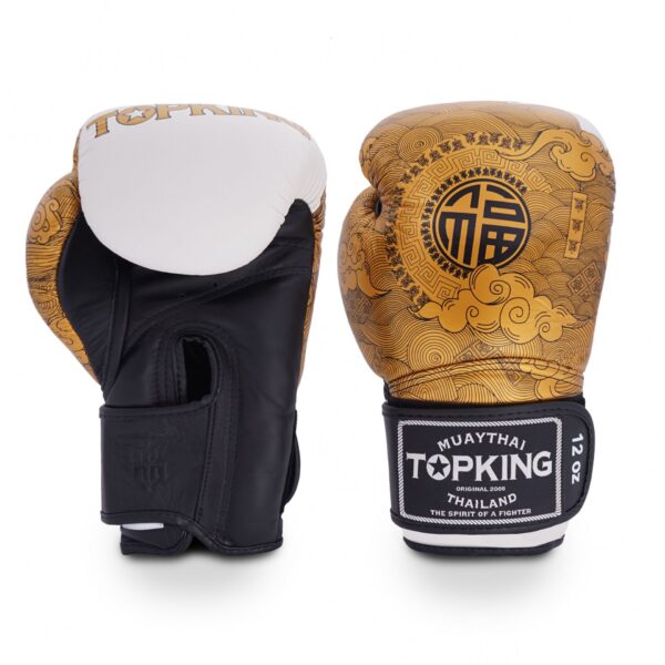 TopKing Boxing Gloves Chinese Happiness Genuine Leather - Image 5