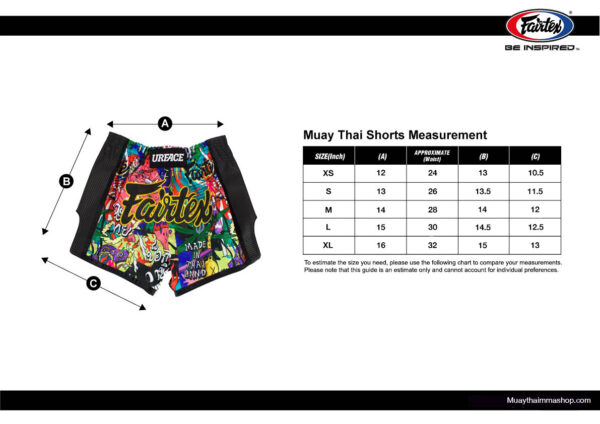 GENUINE URFACE x Fairtex Boxing Gloves Limited Edition +Free Shorts (No Box) - Image 9