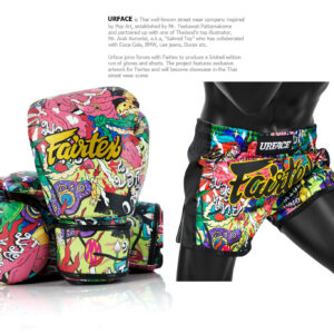 GENUINE URFACE x Fairtex Boxing Gloves Limited Edition +Free Shorts (No Box)
