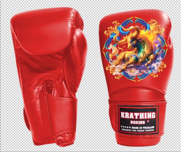 Brand New Krathing Boxing Gloves Fancy Collection Genuine Leather Topking Quality - Image 3