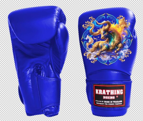Brand New Krathing Boxing Gloves Fancy Collection Genuine Leather Topking Quality