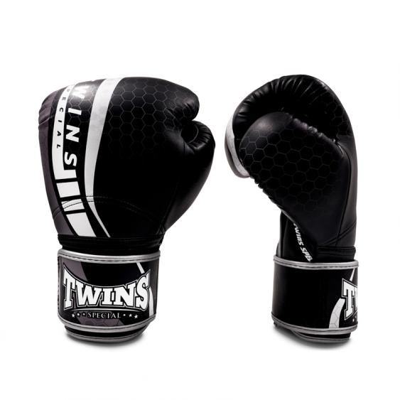 Twins Special New Design Boxing Gloves Velcro Genuine Leather BGVL15 - Image 2