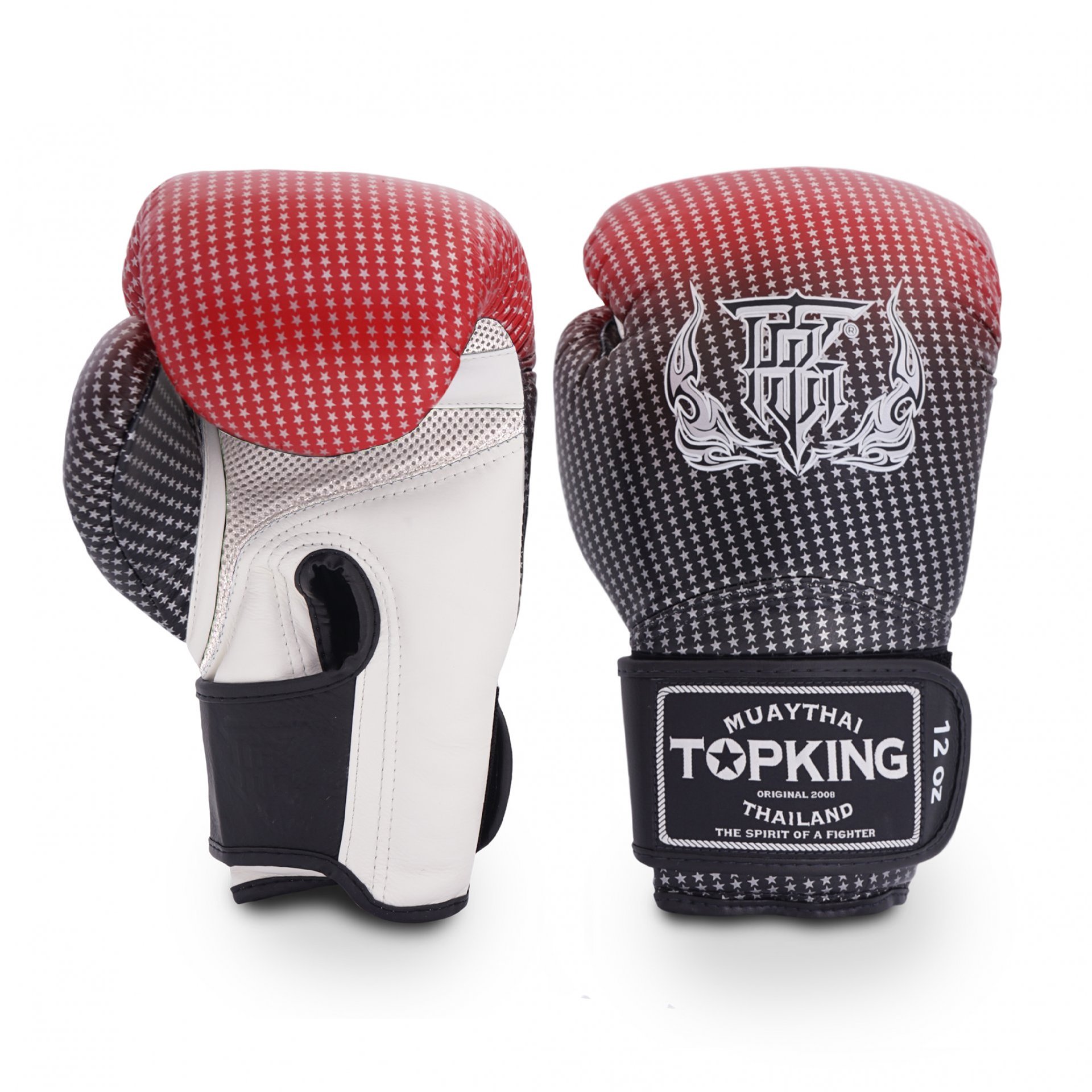 TOP KING BOXING GLOVES Super Star Red 16oz Clearing Stock