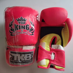 Top King Boxing Gloves Air Pink Neon Color Clearing Stock