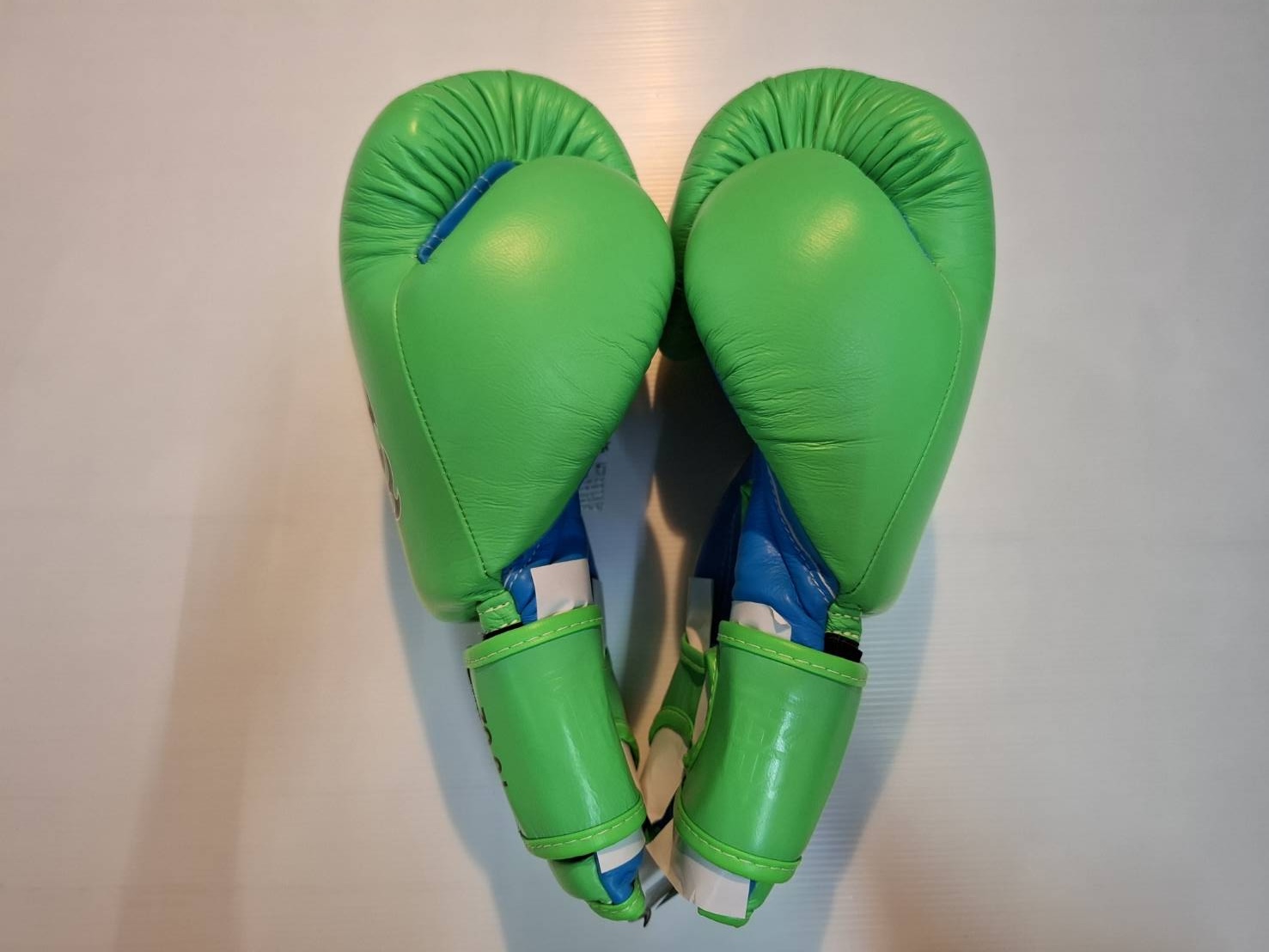 Top King Boxing Gloves Neon Color All Genuine Leather Clearing Stock - Image 9