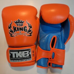 Top King Boxing Gloves Neon Color All Genuine Leather Clearing Stock