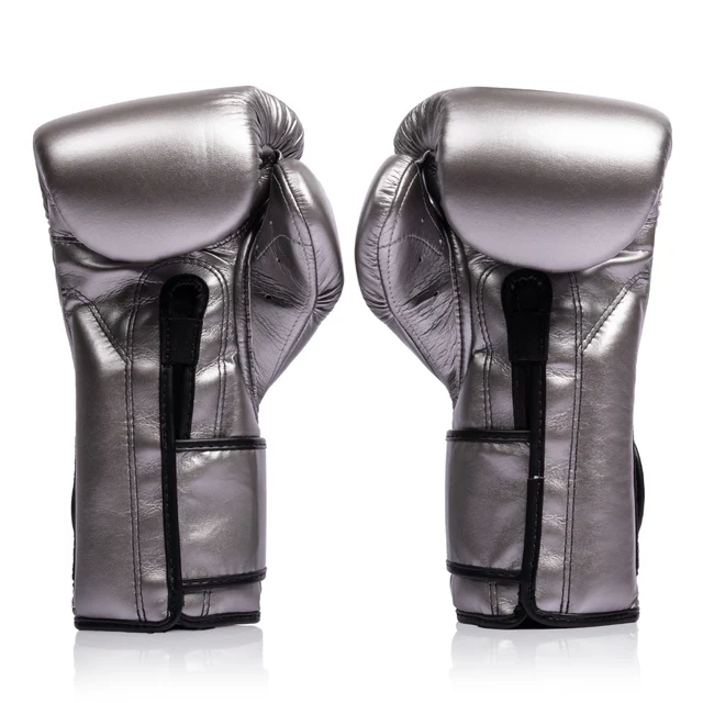 Fairtex BGV9C-Plus Mexican Style Boxing Gloves - Gun Metallic - Image 5